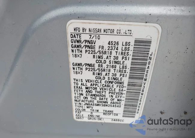 JN8AS5MV3BW254548: 44543084