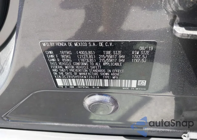 3CZRU5H55KM726231: 44543169