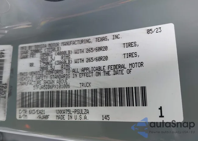 5TFJA5DB6PX101006: 44542462