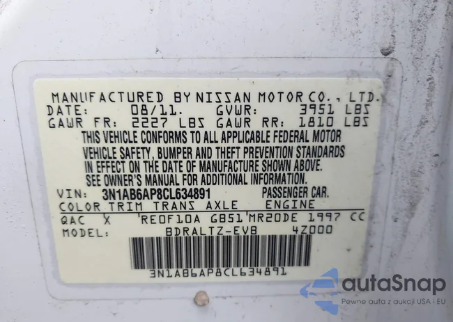 3N1AB6AP8CL634891: 44542514