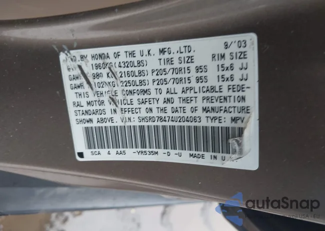 SHSRD78474U204063: 44543580