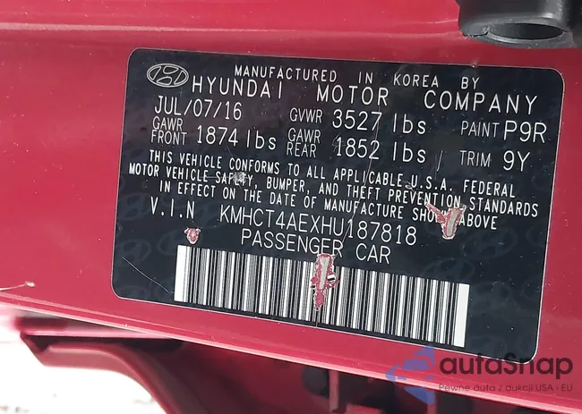 KMHCT4AEXHU187818: 44543719