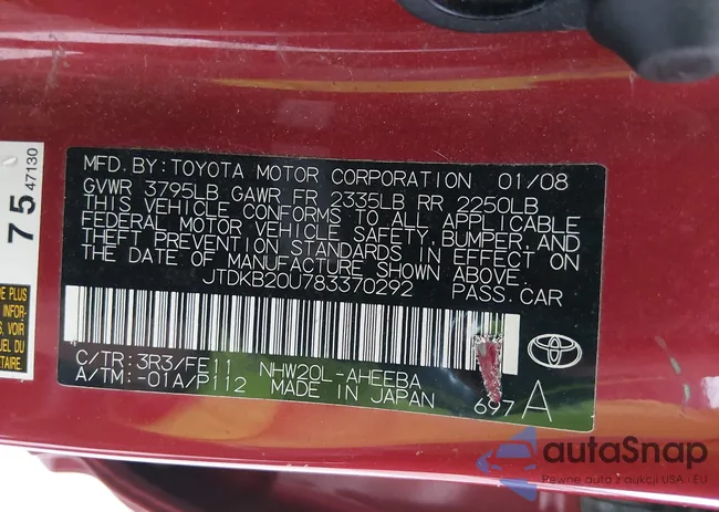 JTDKB20U783370292: 44543798