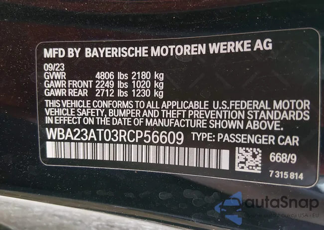 WBA23AT03RCP56609: 44544007