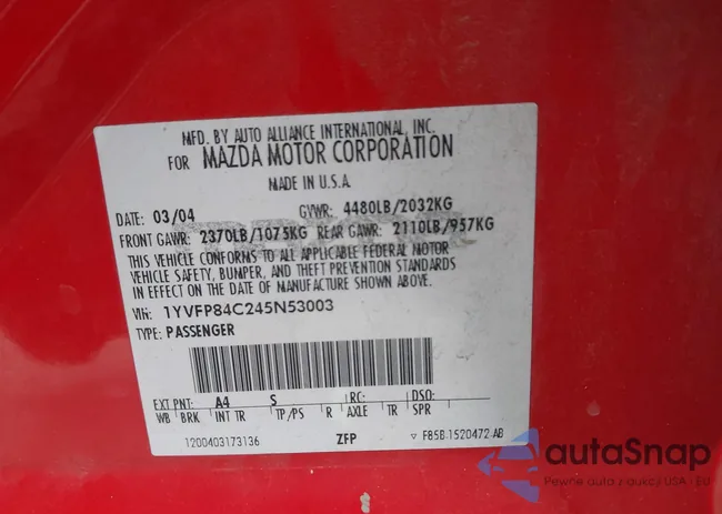 1YVFP84C245N53003: 44544099