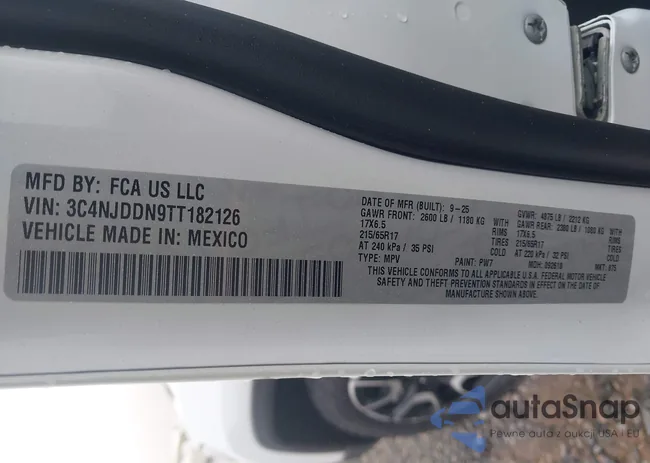 3C4NJDDN9TT182126: 44544121