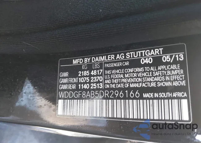 WDDGF8AB5DR296166: 44544134