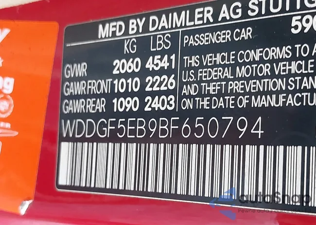 WDDGF5EB9BF650794: 44543263