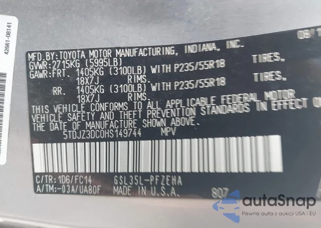 5TDJZ3DC0HS149744: 44543385