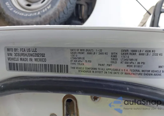 3C6UR5HJ5NG202702: 44543398