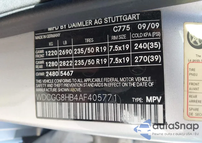 WDCGG8HB4AF405771: 44543416