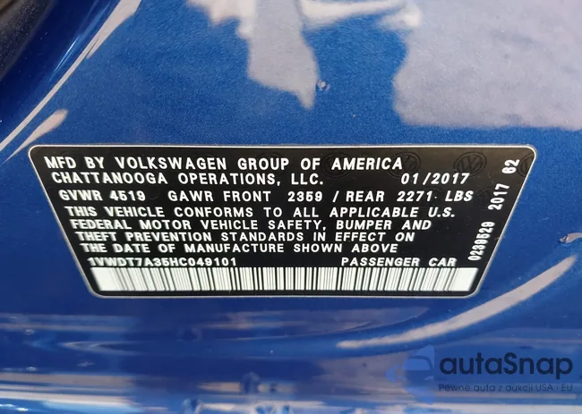 1VWDT7A35HC049101: 44544580