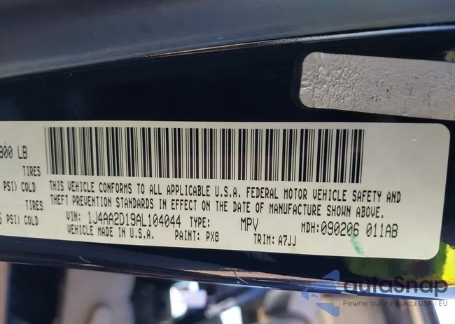 1J4AA2D19AL104044: 44544621