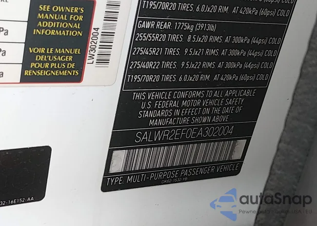 SALWR2EF0EA302004: 44544639