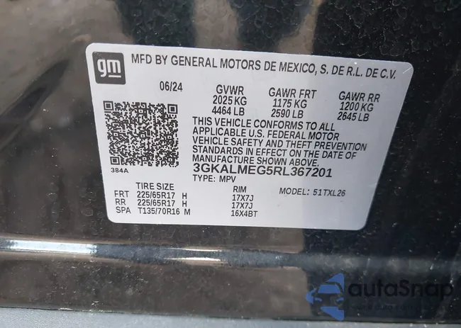 3GKALMEG5RL367201: 44544229