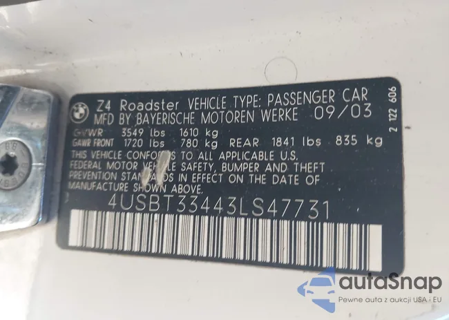 4USBT33443LS47731: 44544333