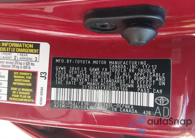 2T1BU4EEXDC992166: 44544358