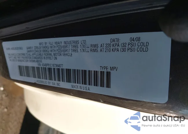 4S4BP61C187364877: 44545582