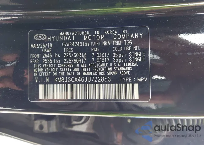 KM8J3CA46JU722853: 44545632