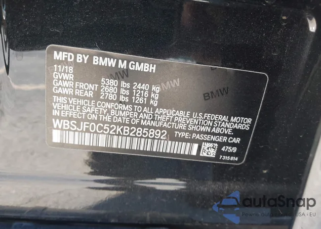 WBSJF0C52KB285892: 44545788