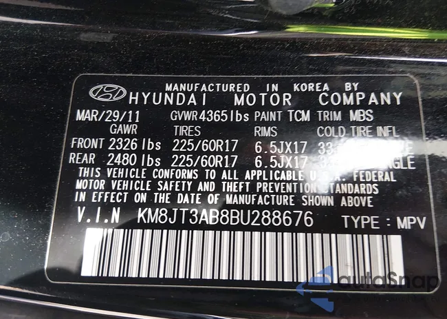 KM8JT3AB8BU288676: 44546038