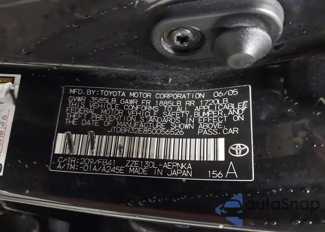 JTDBR32E850056526: 44545353