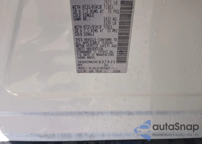 5N1DR2MM2HC637431: 44545367