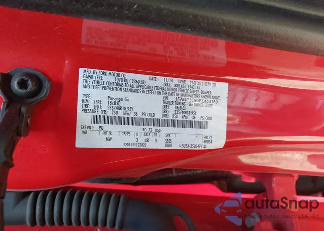 1FADP3L90EL454169: 44546705