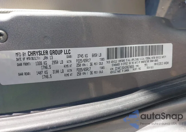 2C4RC1BG4DR670659: 44546833