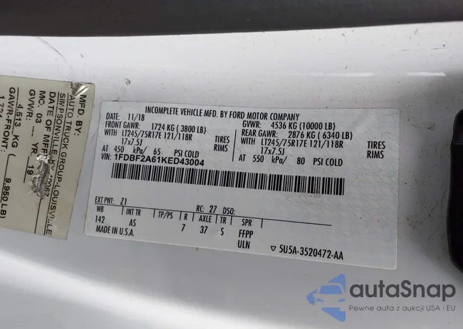 1FDBF2A61KED43004: 44546880