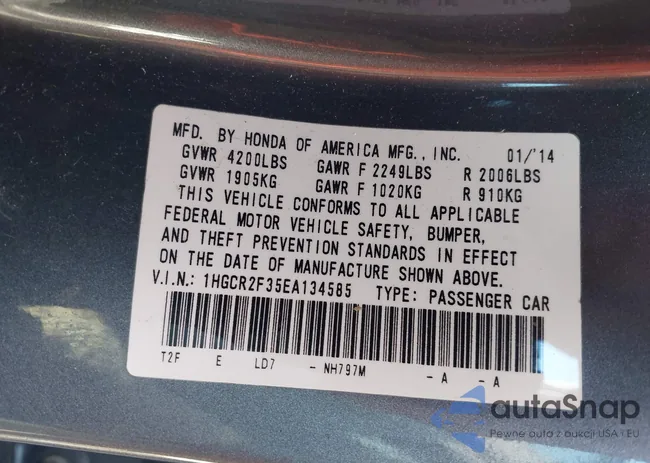 1HGCR2F35EA134585: 44546902