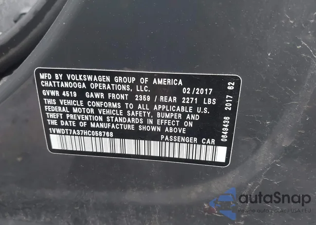 1VWDT7A37HC058768: 44546962