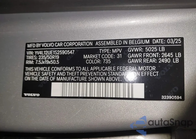 YV4L12UE1S2590547: 44547026