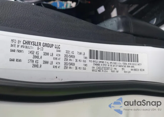 1C4SDJDT3DC697112: 44547548