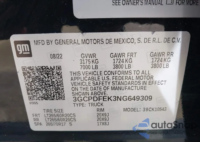 3GCPDFEK3NG649309: 44548030