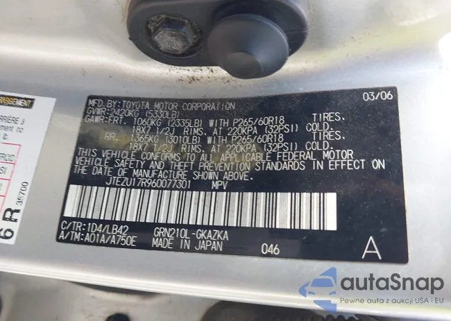 JTEZU17R960077301: 44547345