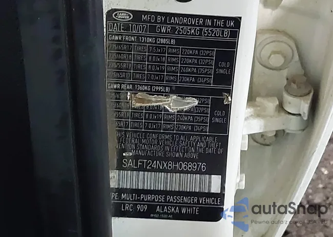 SALFT24NX8H068976: 44547450