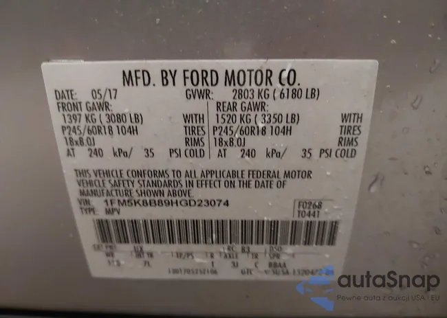 1FM5K8B89HGD23074: 44548687