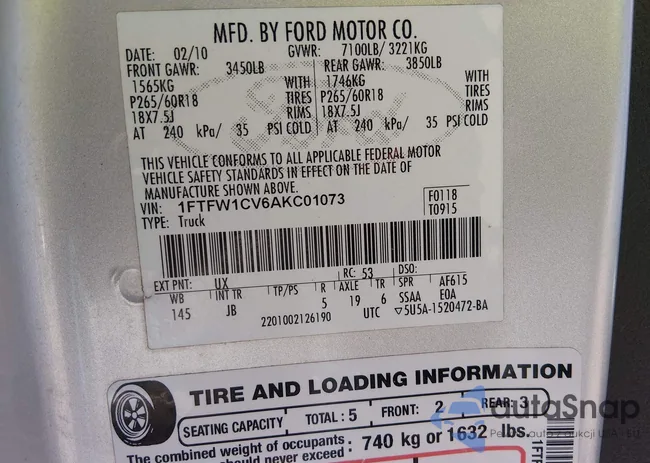 1FTFW1CV6AKC01073: 44548805