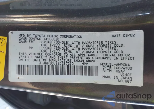 JTJHF10U320267210: 44548823