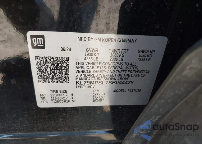 KL79MPSL7SB044478: 44548824