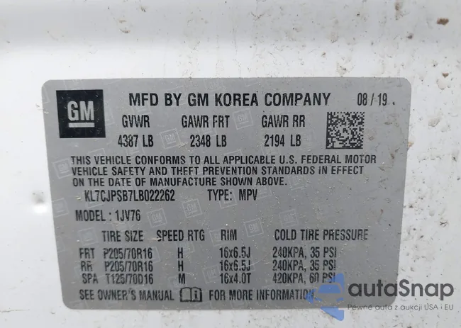 KL7CJPSB7LB022262: 44548293