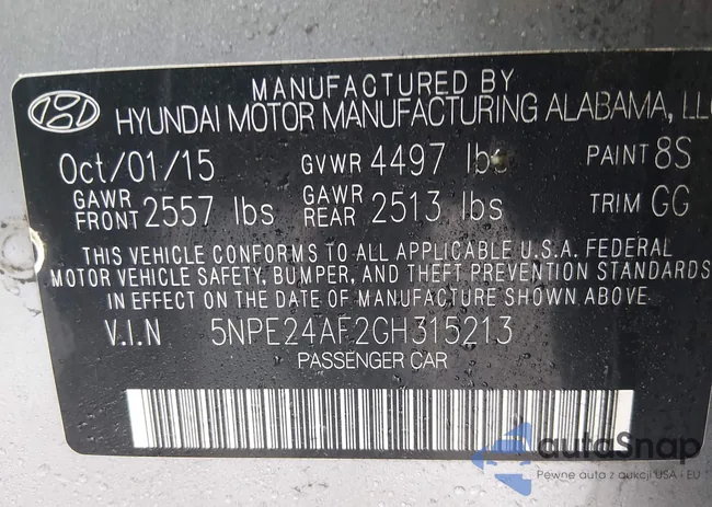 5NPE24AF2GH315213: 44548443