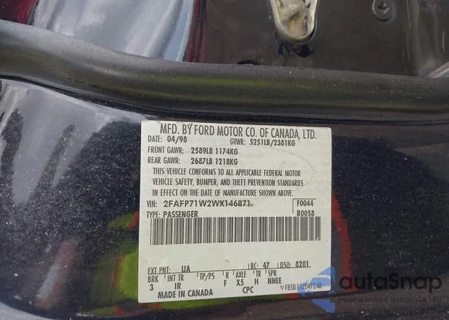 2FAFP71W2WX146871: 44548462