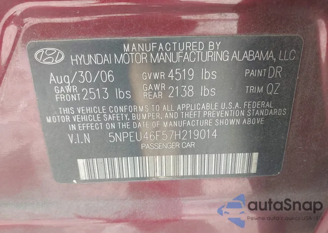 5NPEU46F57H219014: 44548489