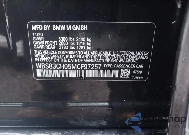 WBS83CH05MCF97257: 44549171