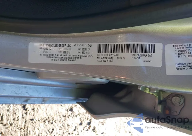 1C3CCCAB4FN534768: 44549340