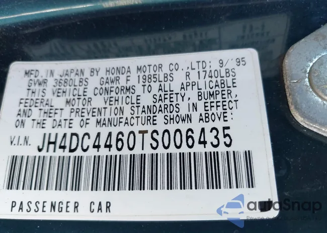 JH4DC4460TS006435: 44549341