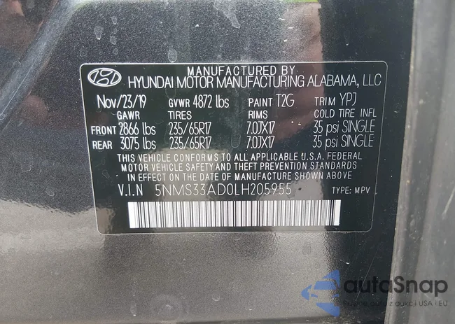 5NMS33AD0LH205955: 44549539