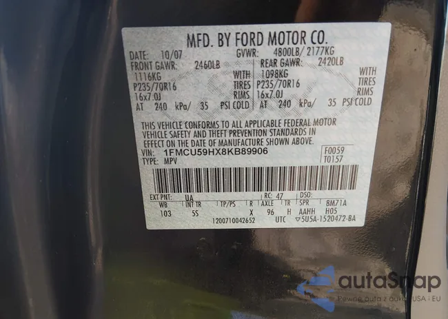 1FMCU59HX8KB89906: 44550658